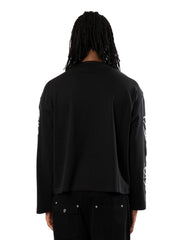 Script Long Sleeve - Black