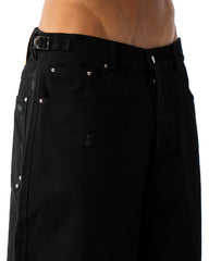 Washed Canvas pants - Black