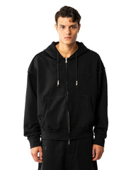 'Midnight' Double Zip Hoodie