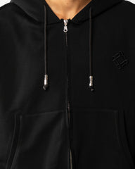 'Midnight' Double Zip Hoodie