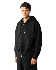 'Midnight' Double Zip Hoodie