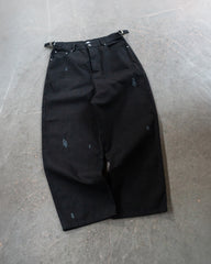 Washed Canvas pants - Black