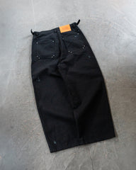 Washed Canvas pants - Black