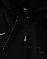 'Midnight' Double Zip Hoodie