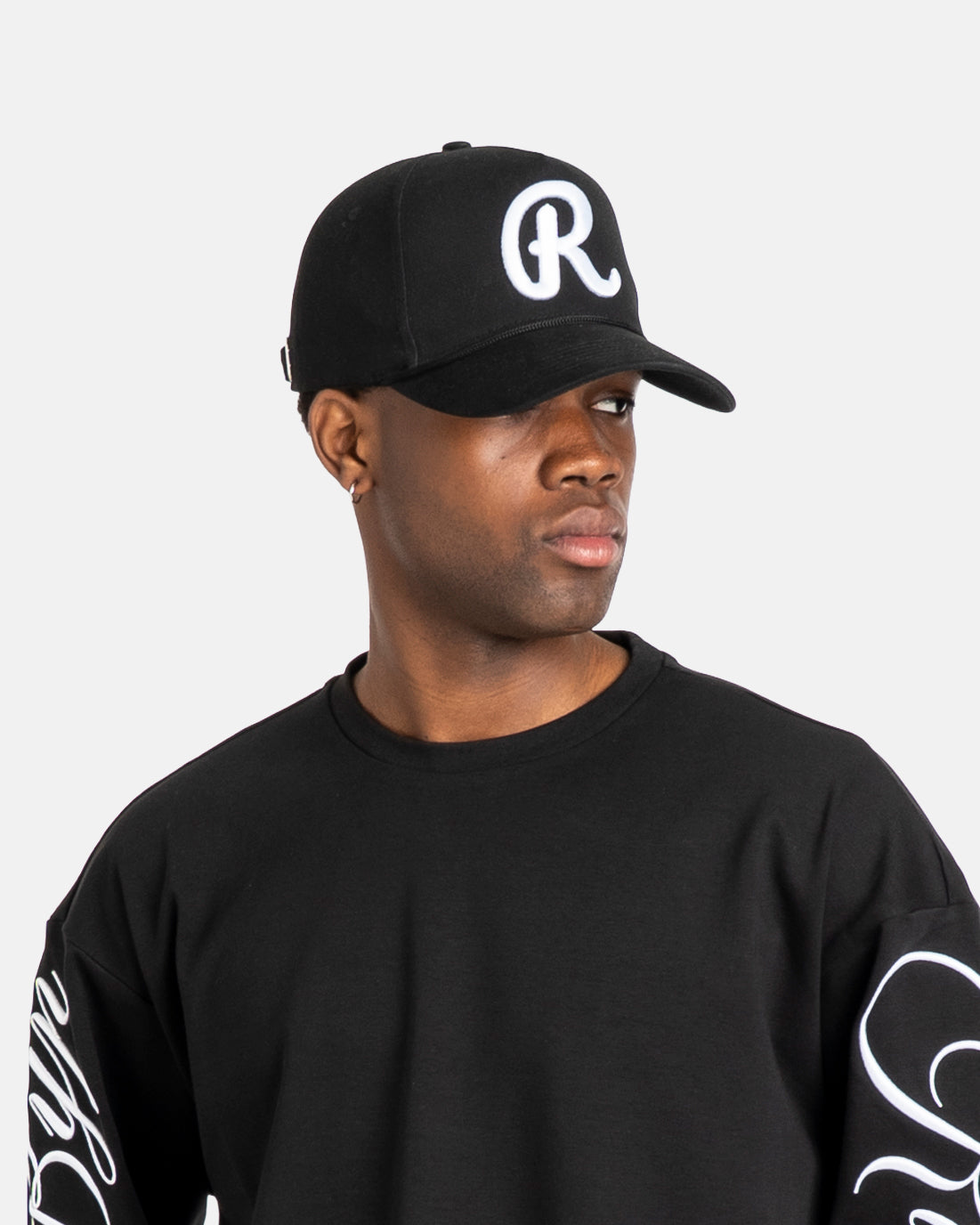 INITIAL CAP - JET BLACK