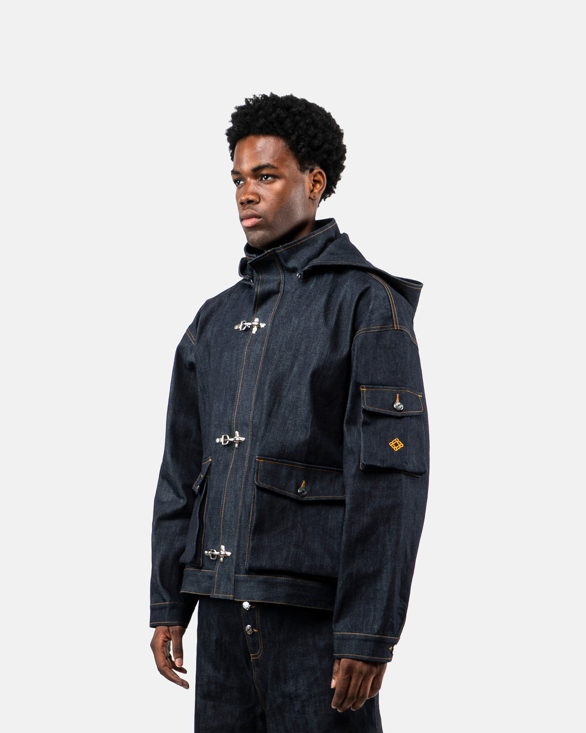 RAW HOODED JACKET