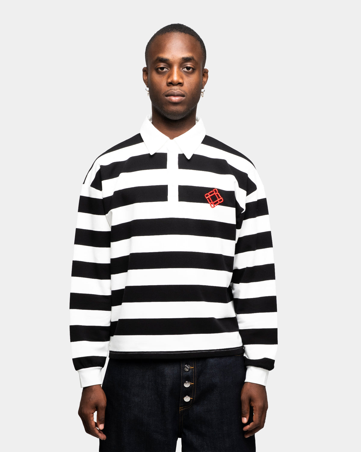 STRIPED LONGSLEEVE POLO